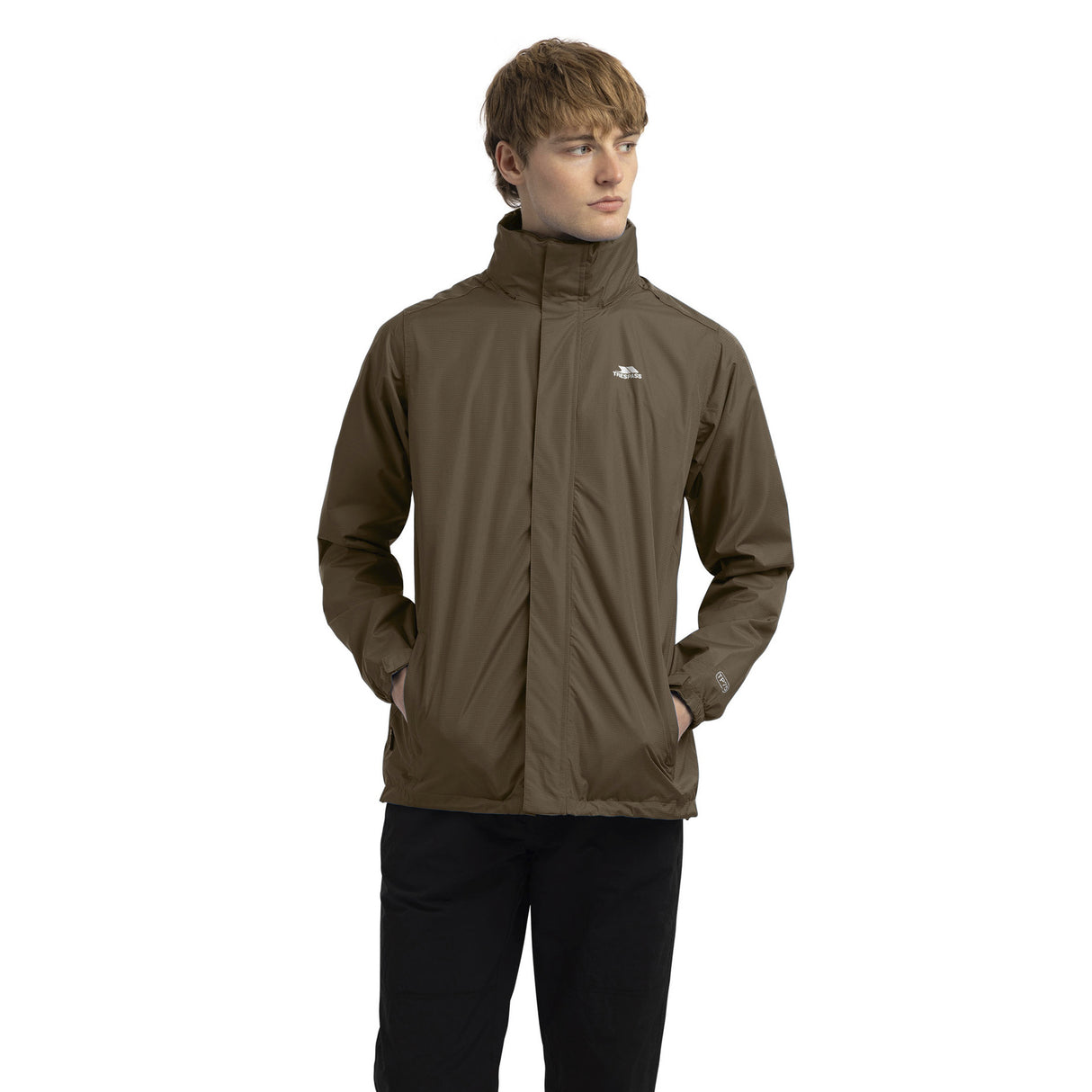 Trespass Mens Fraser II Waterproof Jacket Dark Vine