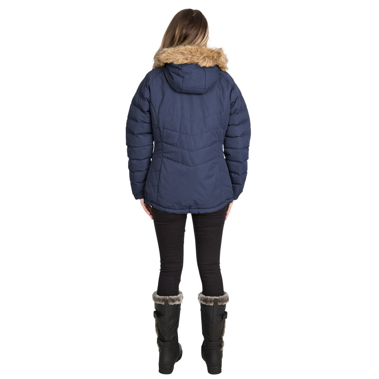 Trespass Womens Nadina Waterproof Padded Jacket Navy