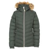 Trespass Womens Nadina Waterproof Padded Jacket Olive