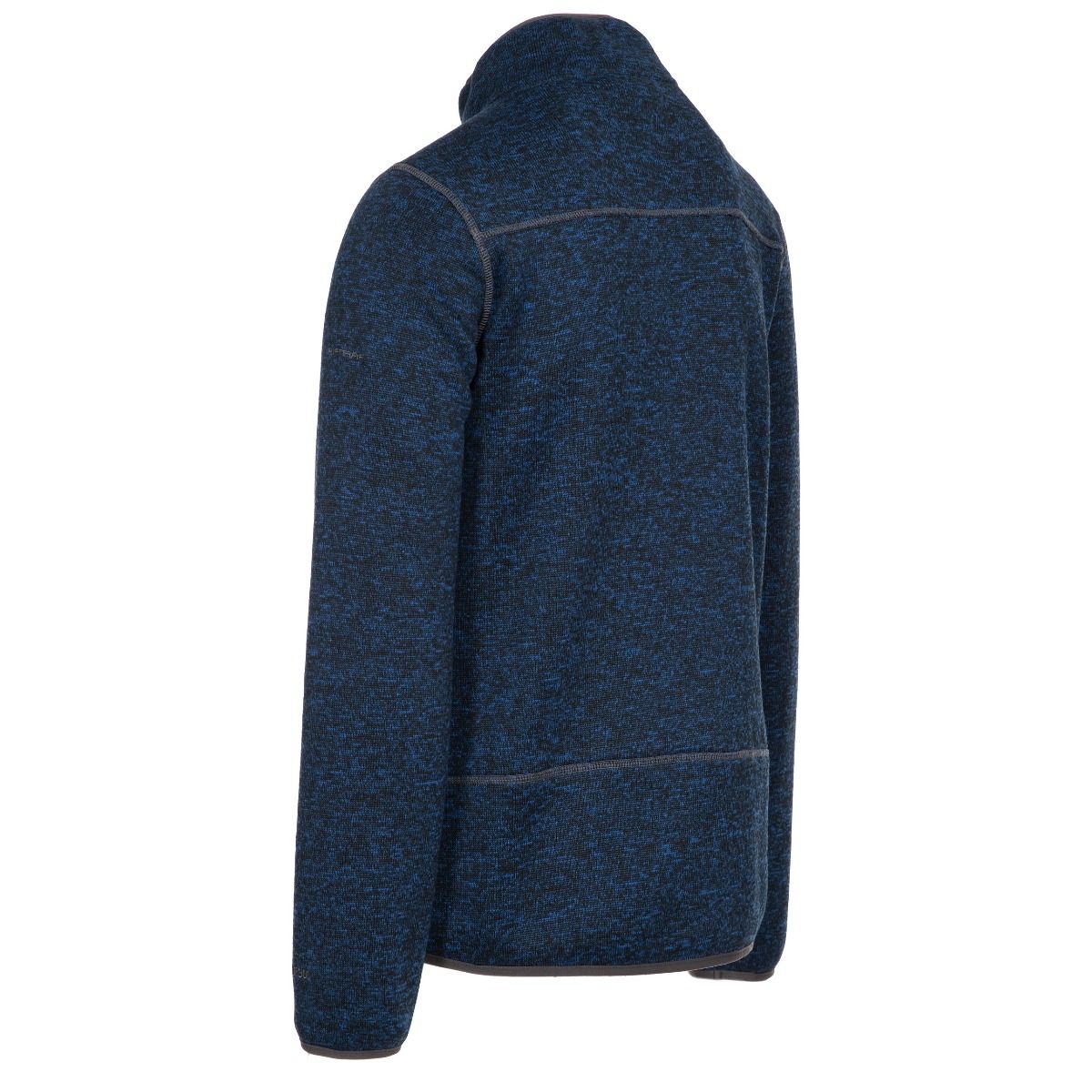 Trespass Mens Bingham Fleece Jacket Navy Marl
