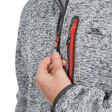 Trespass Mens Bingham Fleece Jacket Grey Marl