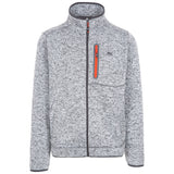 Trespass Mens Bingham Fleece Jacket Grey Marl