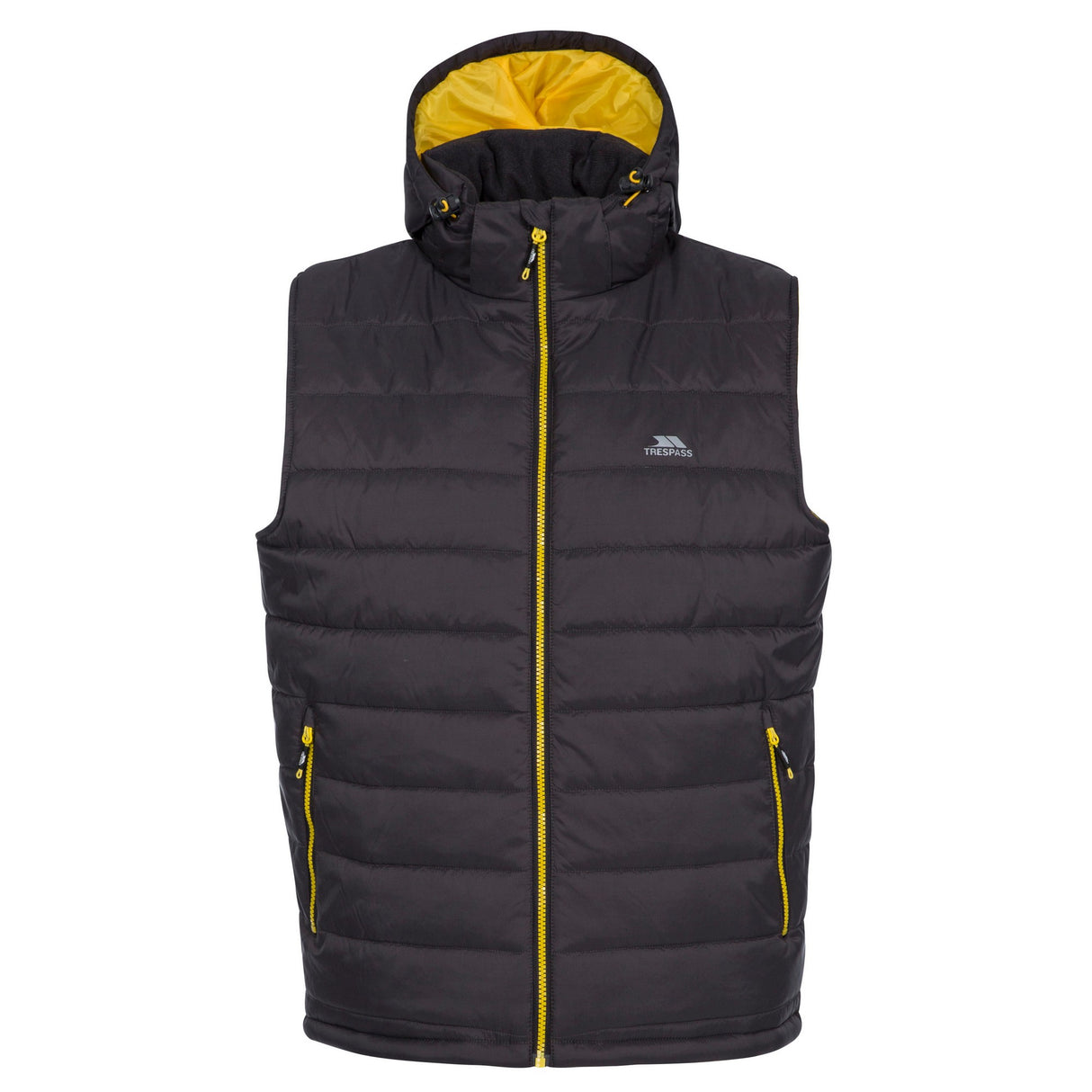 Trespass Mens Franklyn Padded Gilet Dark Grey