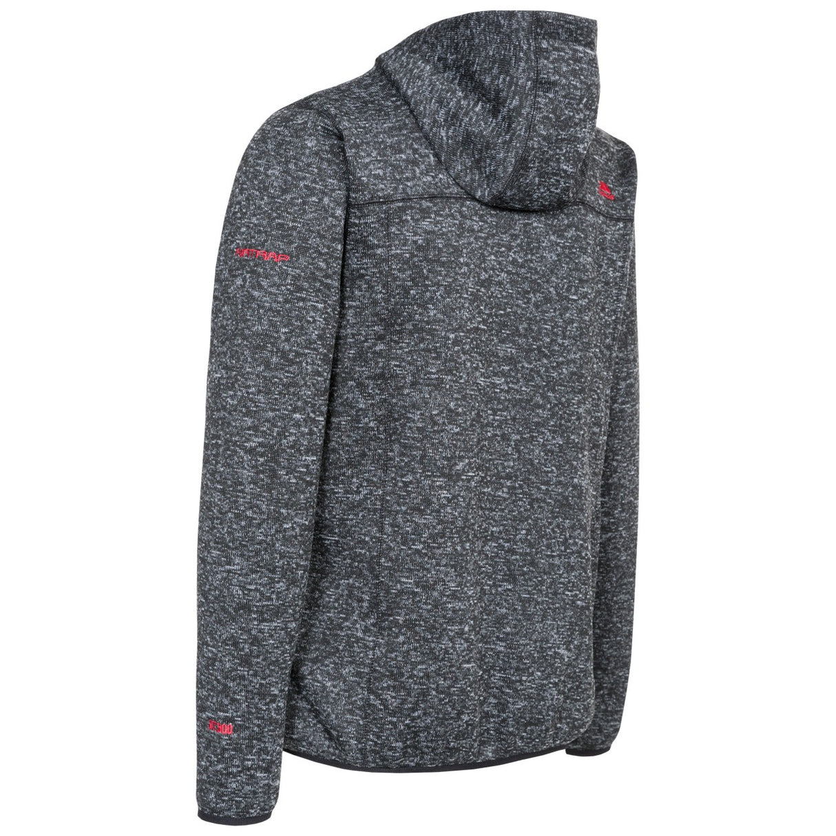 Trespass Mens Odeno Fleece Jacket Black Marl