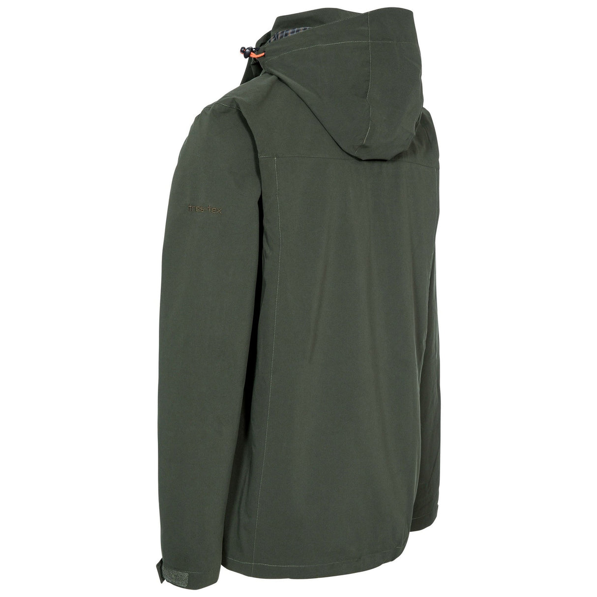 Trespass Mens Weir Waterproof Jacket Olive