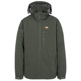 Trespass Mens Weir Waterproof Jacket Olive