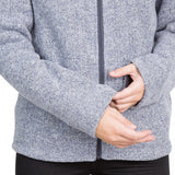 Trespass Womens Reserve Hooded Fleece Denim Blue