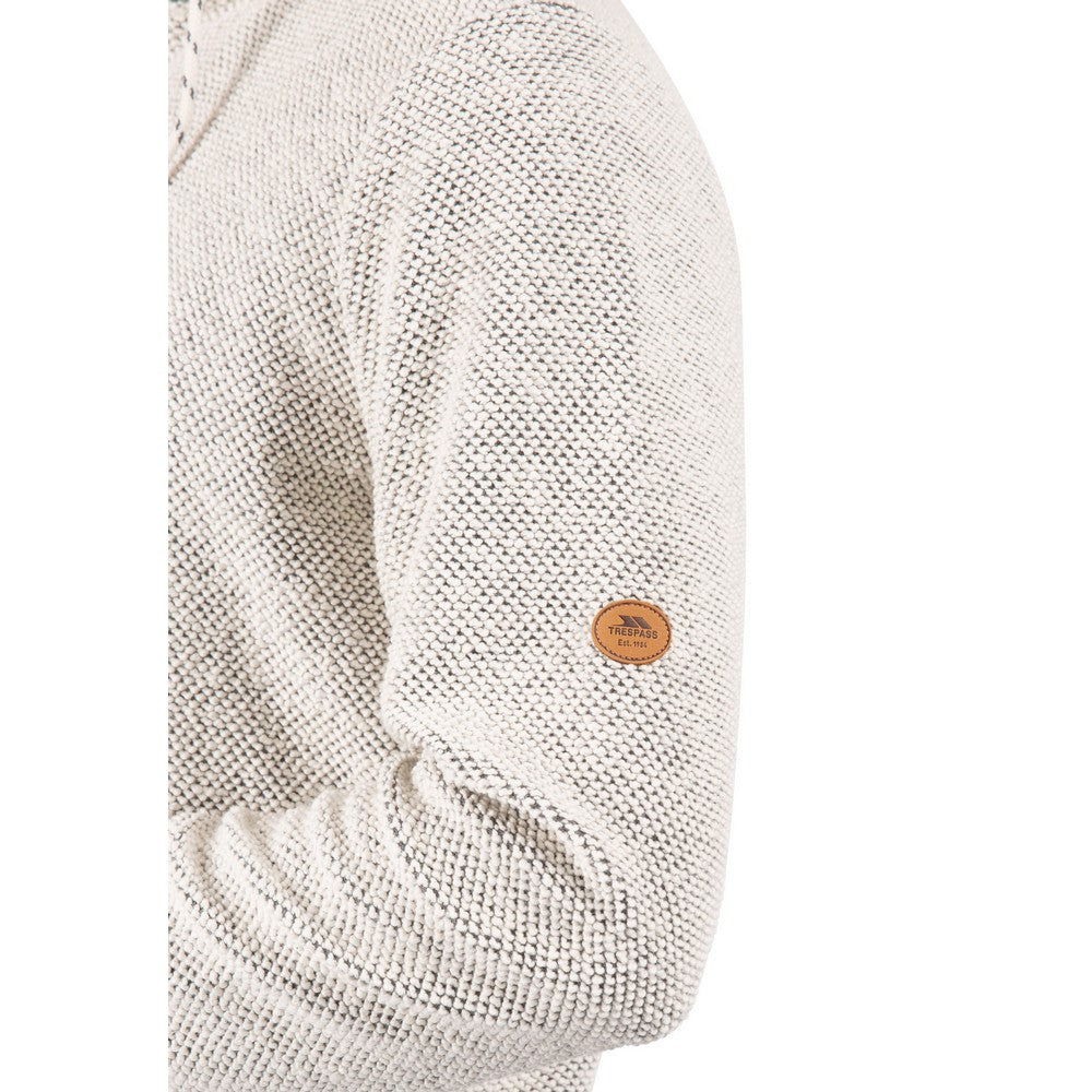 Trespass Mens Falmouthfloss Sweatshirt Off White