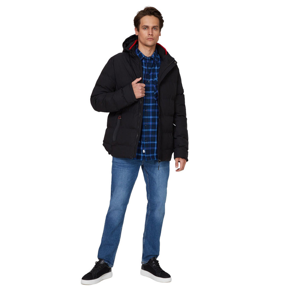 Trespass Mens Habbton Padded Jacket Black