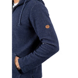 Trespass Mens Scawton Zipped Hoodie Navy Marl