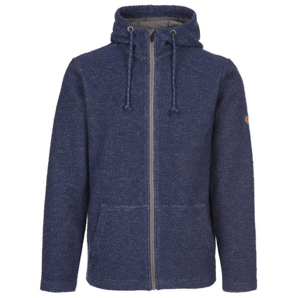 Trespass Mens Scawton Zipped Hoodie Navy Marl