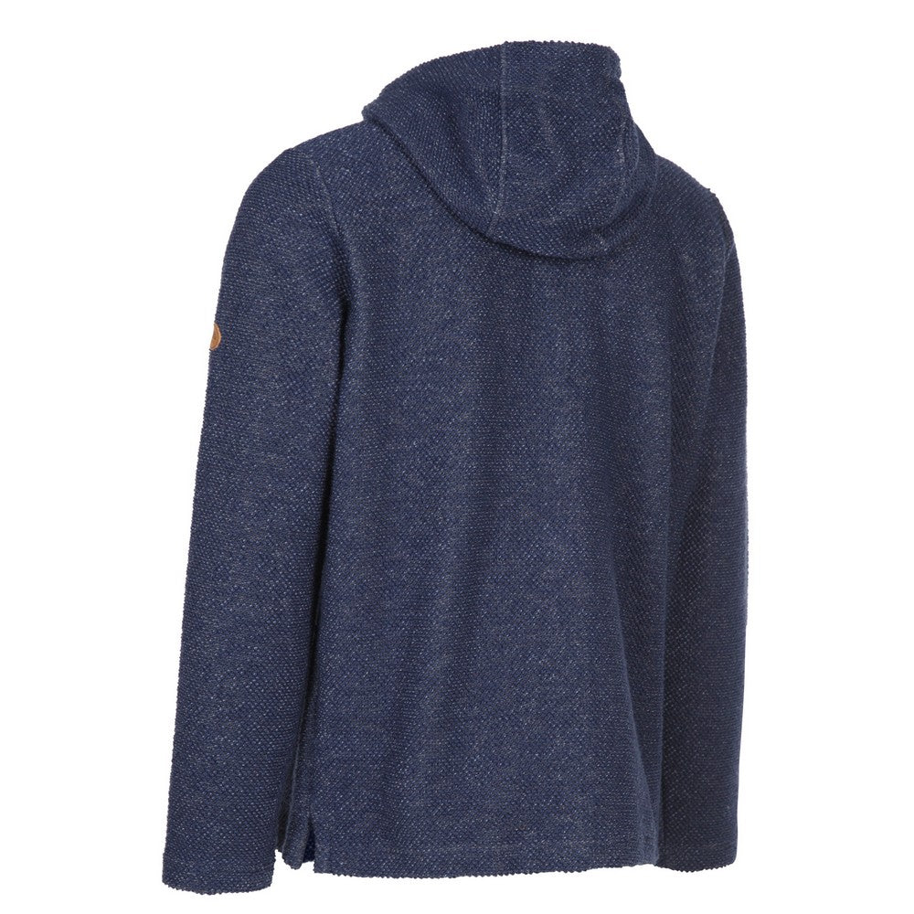 Trespass Mens Scawton Zipped Hoodie Navy Marl