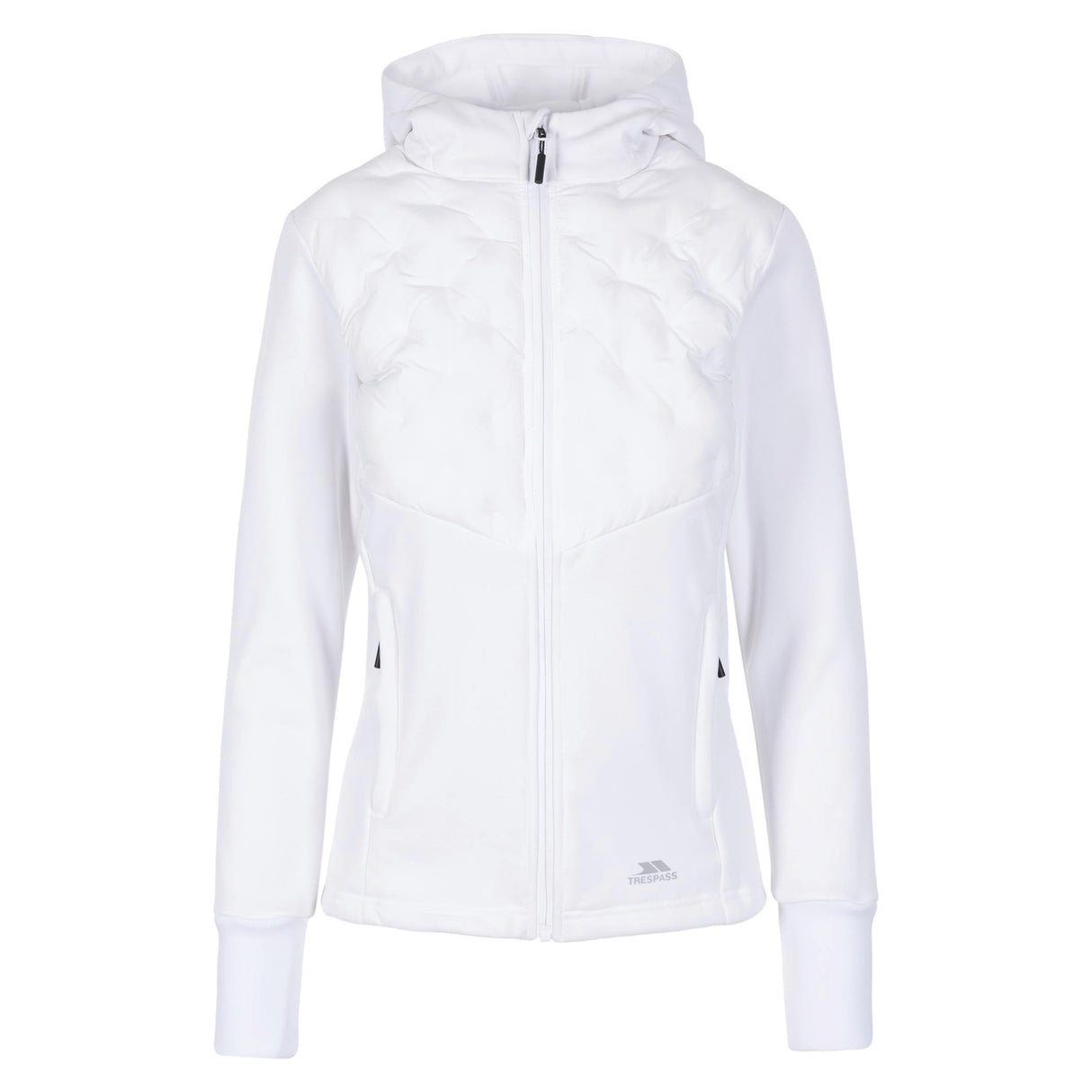 Trespass Womens Marney Active Hybrid Jacket White