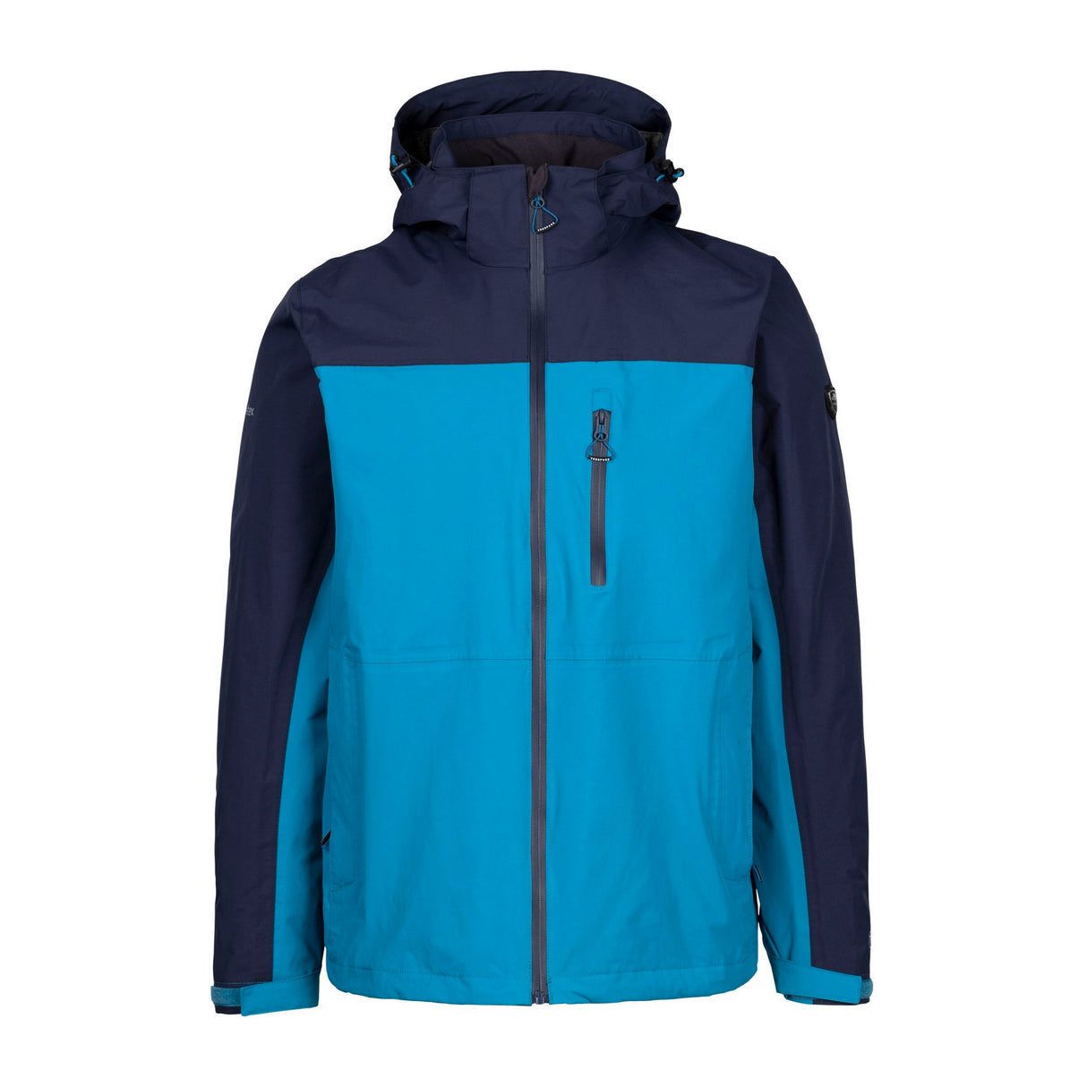 Trespass Mens Curbridge TP75 Waterproof Jacket Bondi Blue