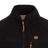 Trespass Womens Quake Leather Trim Fleece Jacket Black