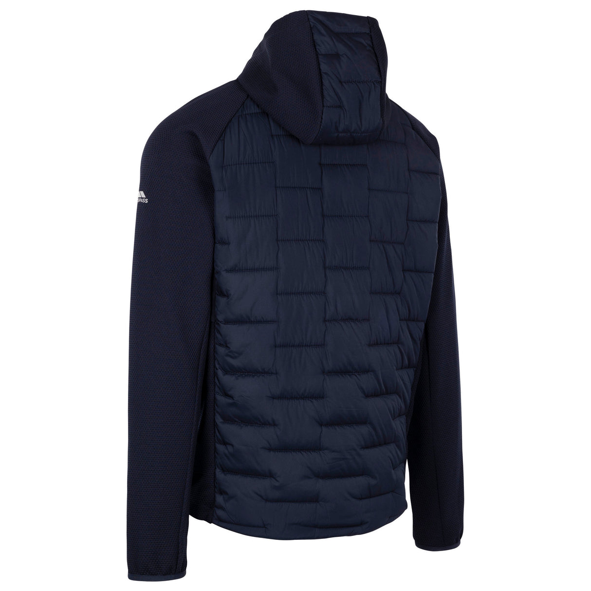 Trespass Mens Heber Hybrid Hoodie Navy