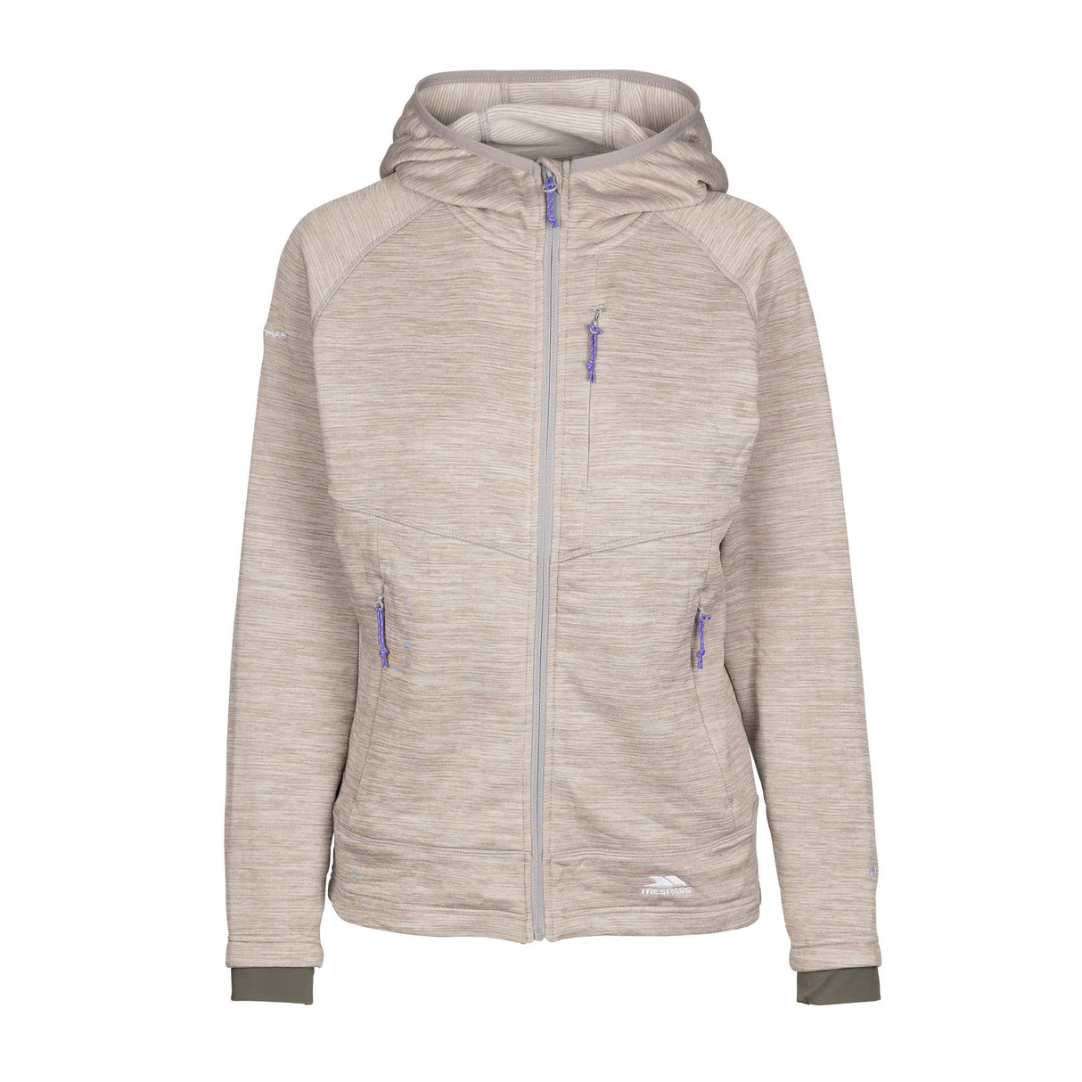 Trespass Womens AT200 Fleece Jacket Platinum