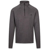 Trespass Mens Valin Long-Sleeved Top Black Marl