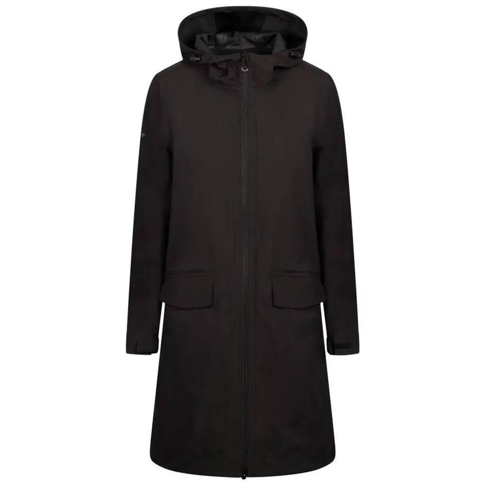 Trespass Womens Sponsor Waterproof Jacket Black