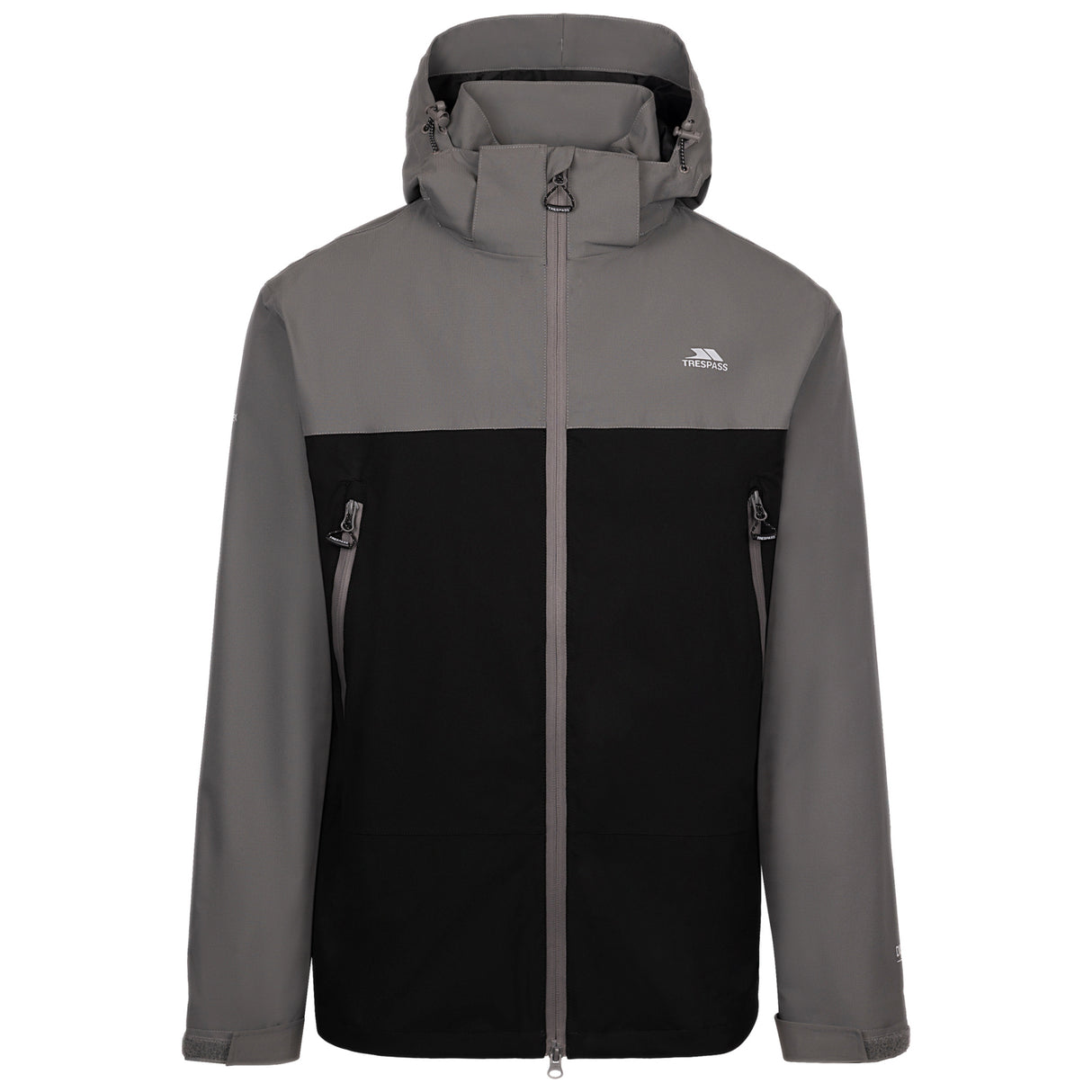 Trespass Mens Fahamore Waterproof Jacket Storm Grey