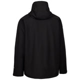 Trespass Mens Ferryhill Waterproof Jacket Black