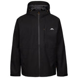 Trespass Mens Ferryhill Waterproof Jacket Black