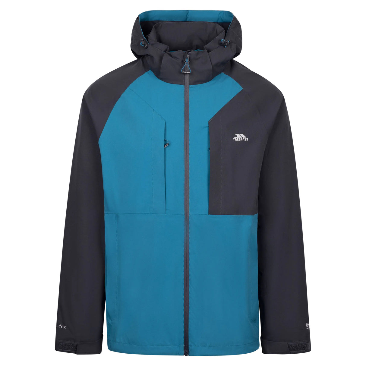 Trespass Mens Fala Outdoor Jacket Bondi Blue
