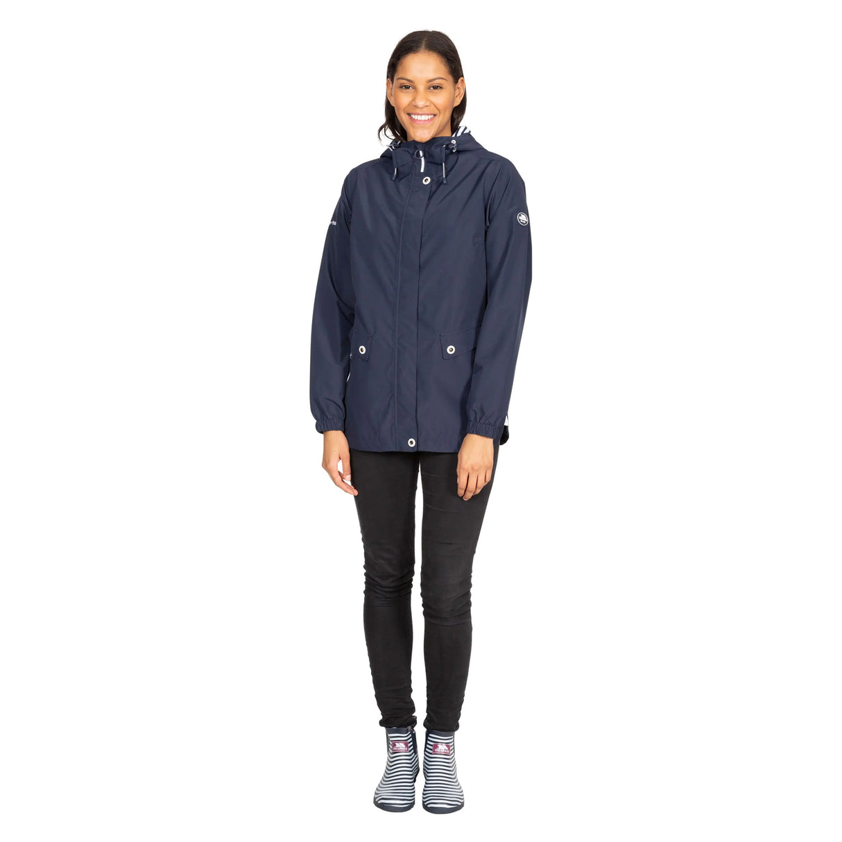 Trespass Womens Flourish Waterproof Jacket Navy