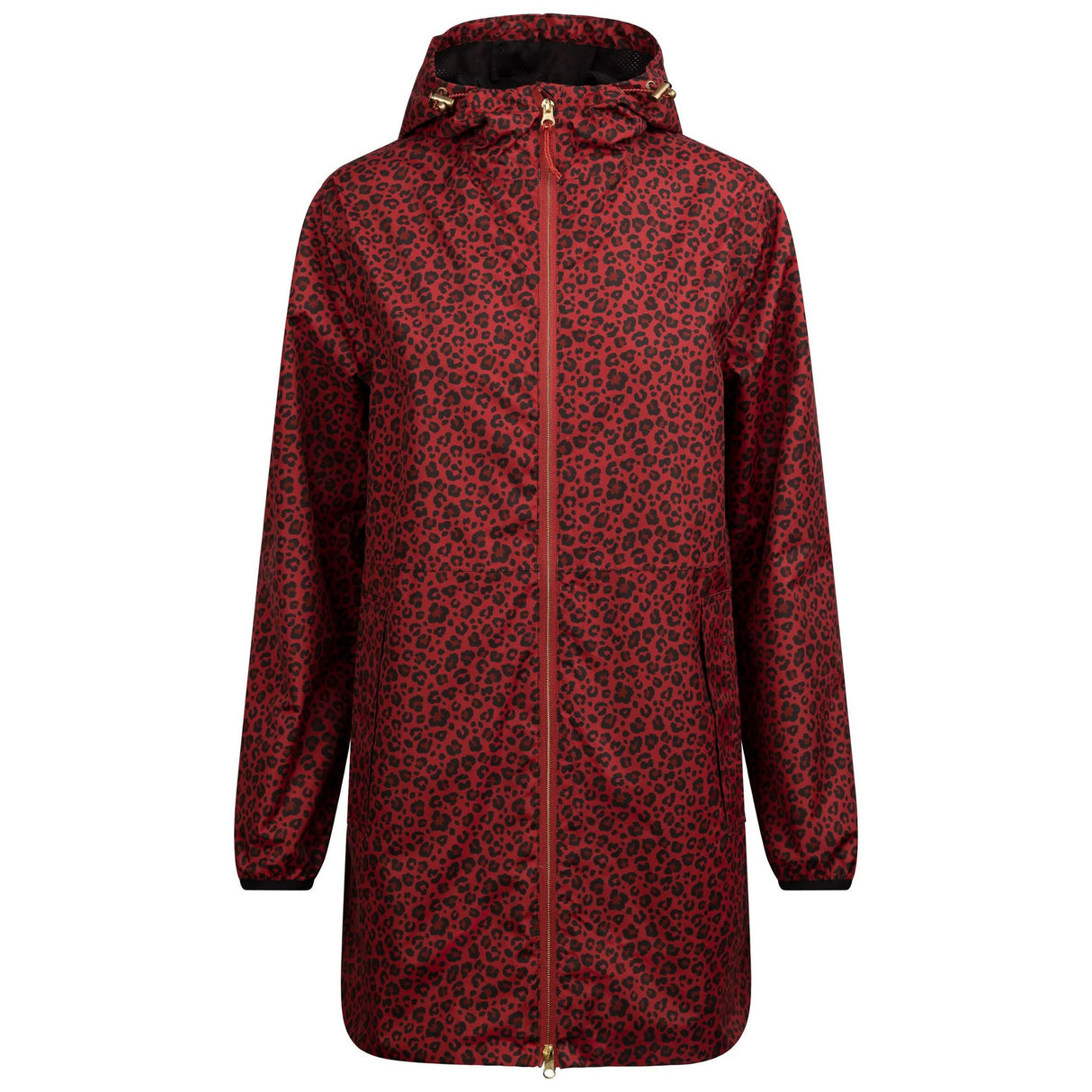 Trespass Womens Parched Waterproof Jacket Burnt Sienna