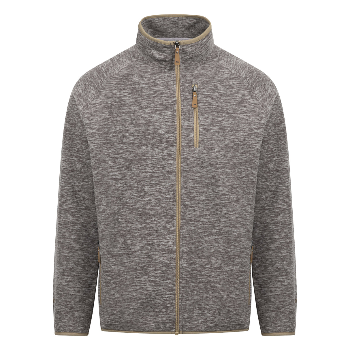 Trespass Mens Cochrane AT300 Fleece Jacket Grey Marl