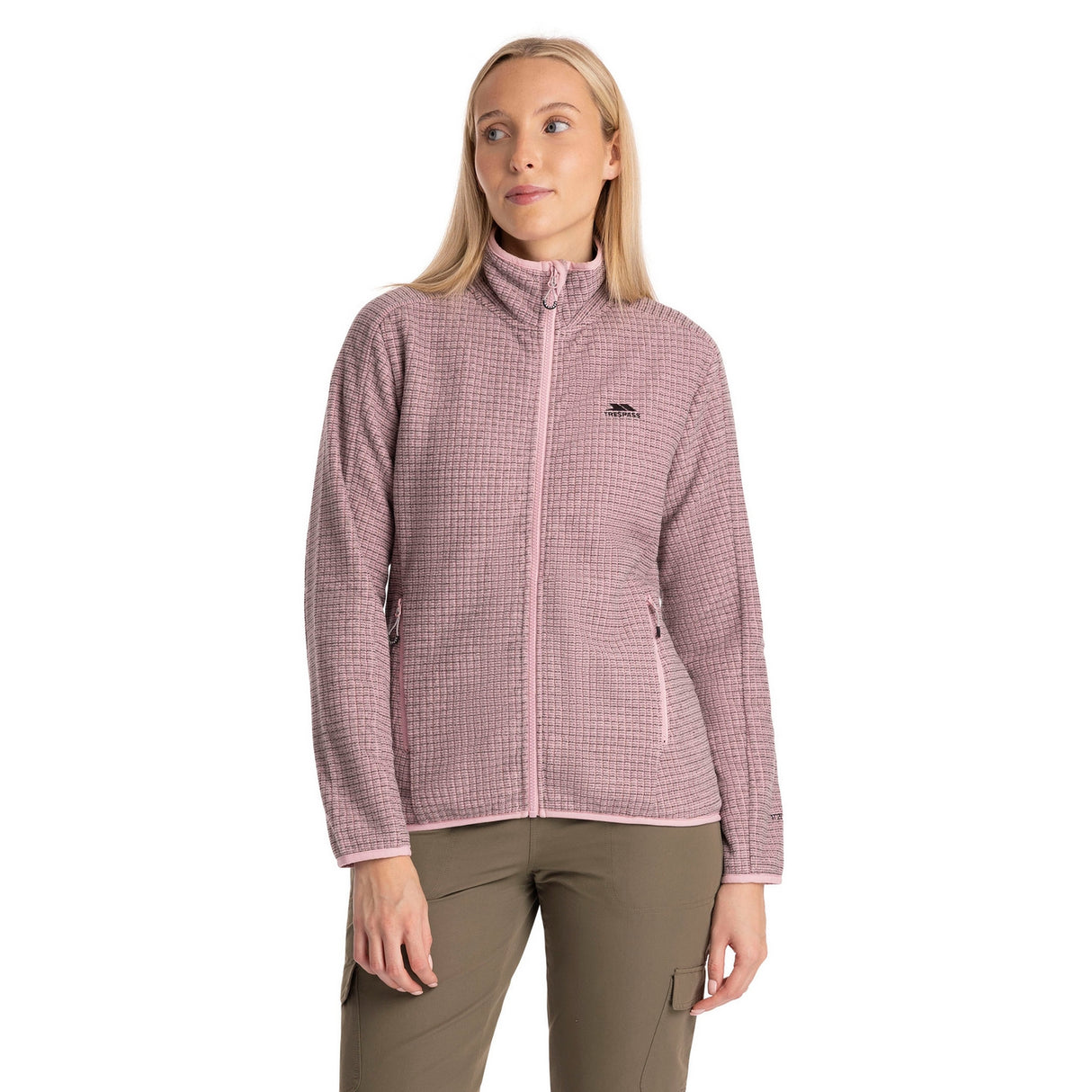 Trespass Womens Celia Fleece Jacket Carnation