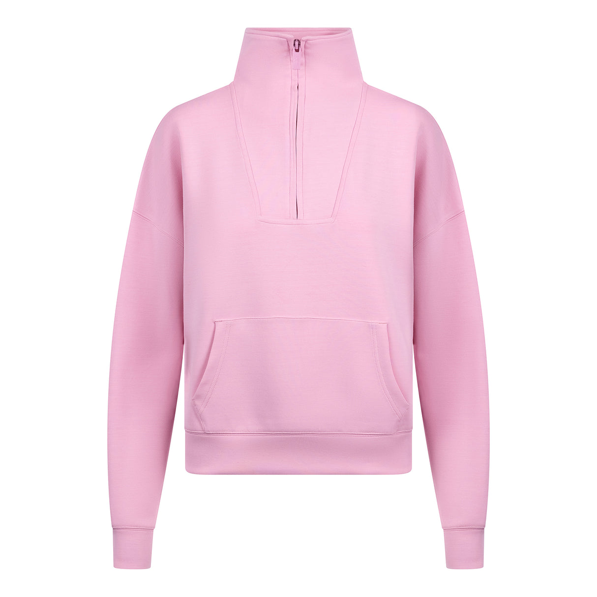 Trespass Womens Jean Half Zip Sweatshirt Carnation