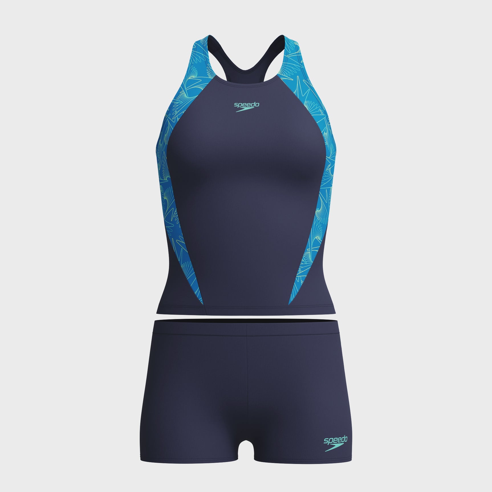 Speedo Womens Hyperboom Splice Tankini Set