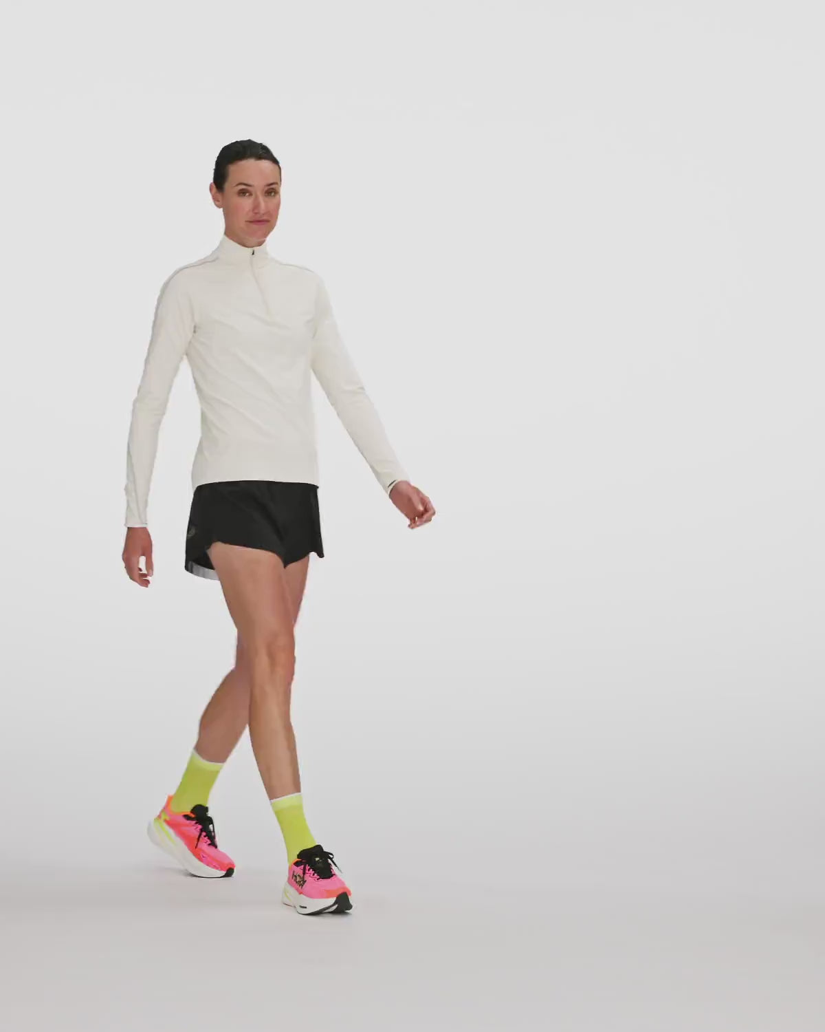 Hoka GlideTech Womens Half Zip Top