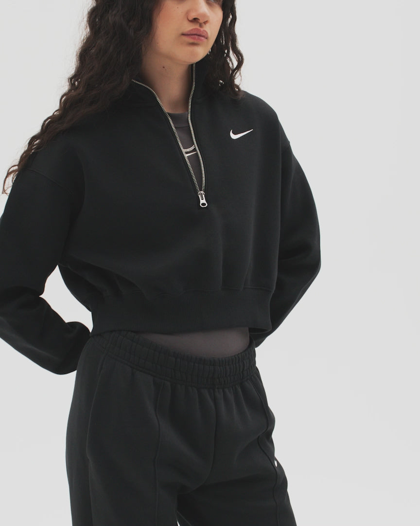 Nike Sportswear Phoenix Fleece Womens Half-Zip Cropped Sweatshirt