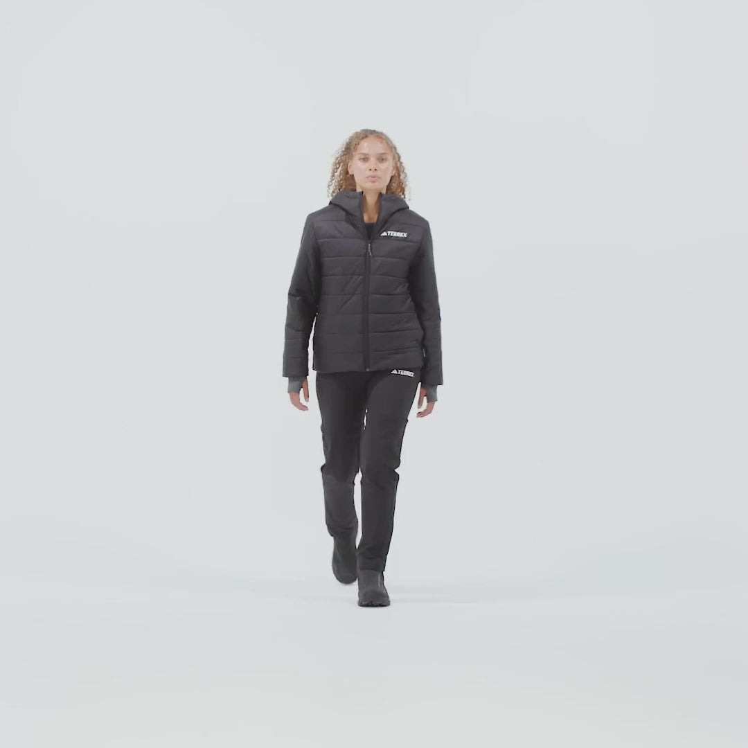adidas Terrex CLIMAWARM Womens Insulated Hooded Jacket