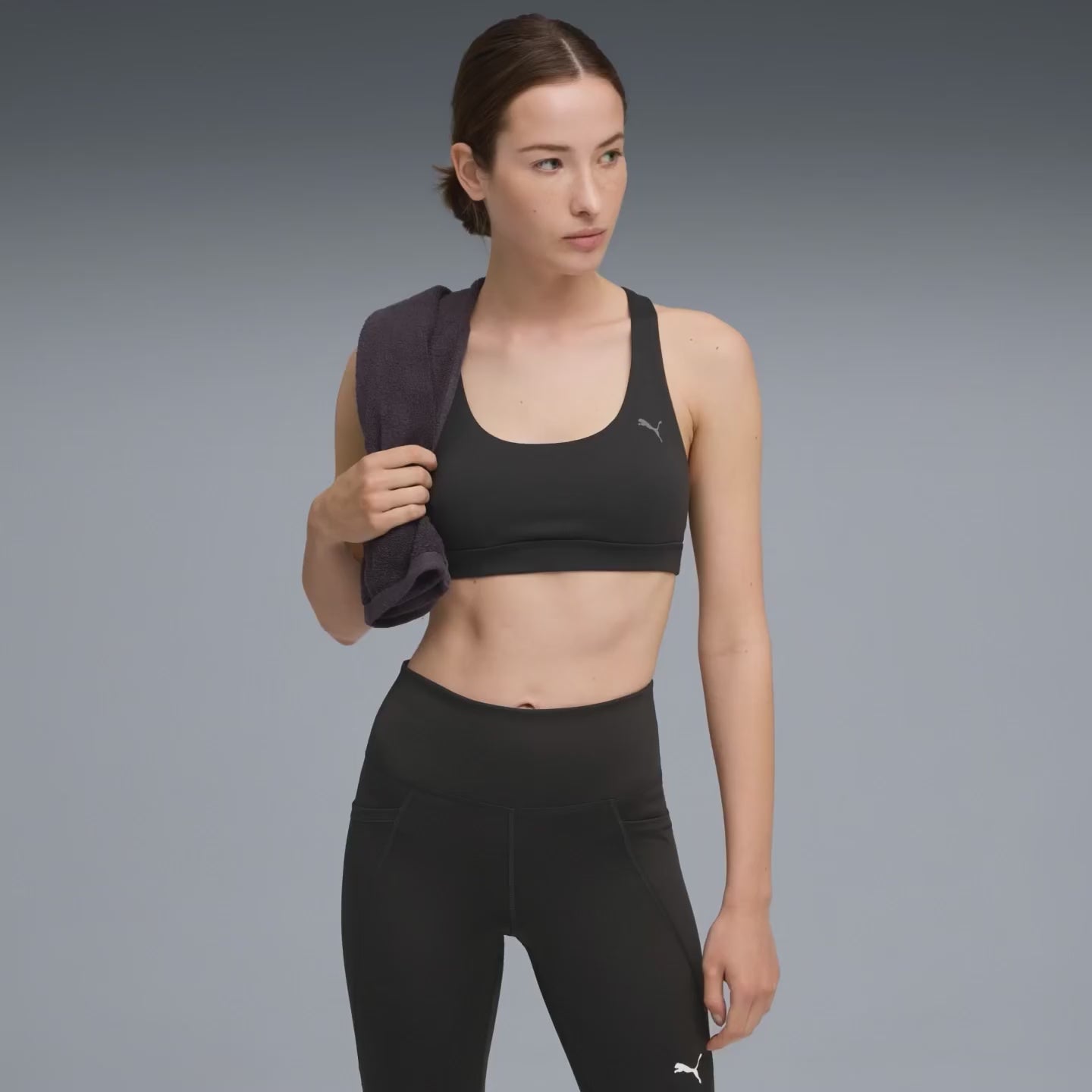 Puma Cloudspun Womens Medium-Support Training Sports Bra