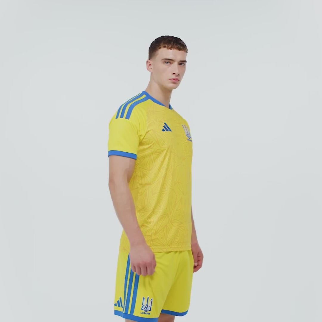 adidas Ukraine Football World Cup 2026 Home Replica Jersey