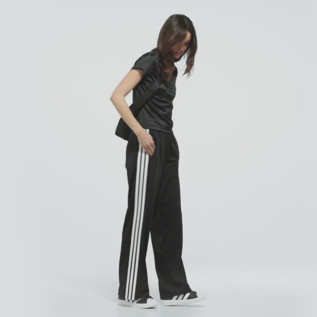 adidas Dayready Womens High-Rise Wide Tracksuit Bottoms