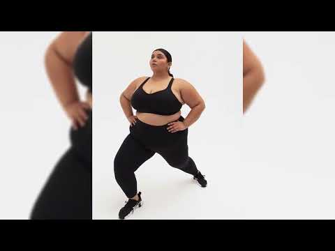 Nike Indy High Support Womens Padded Adjustable Sports Bra (Plus Size)