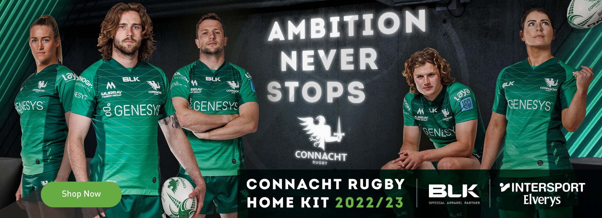 Shop the Brand New 2022/23 Connacht Jersey
