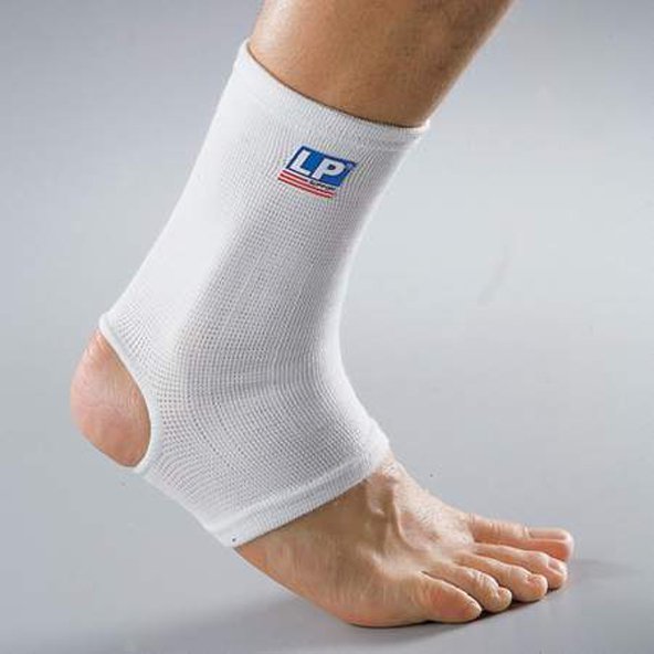 LP Elasticated Ankle Support White