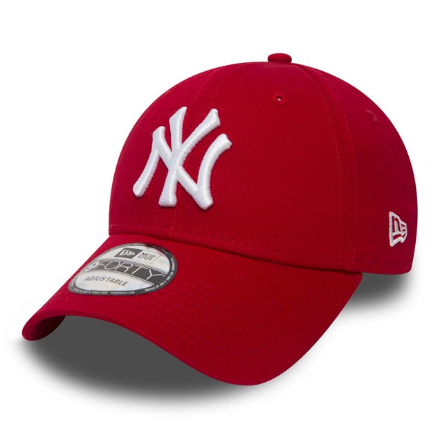NEW ERA NY YANKEES 9FORTY ADJUST RED/WHT