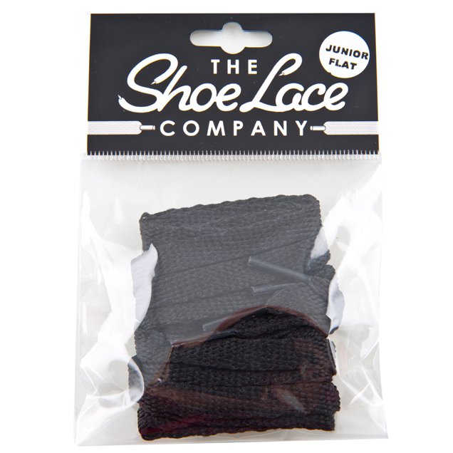 Shoe Lace Company Junior Flats 8mm Black