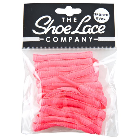 Shoe Lace Company Sports Oval Flo Pink