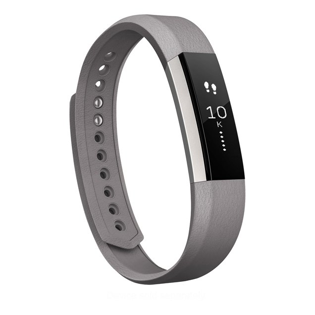 FITBIT ALTA™ LEATHER BAND - SMALL, GREY