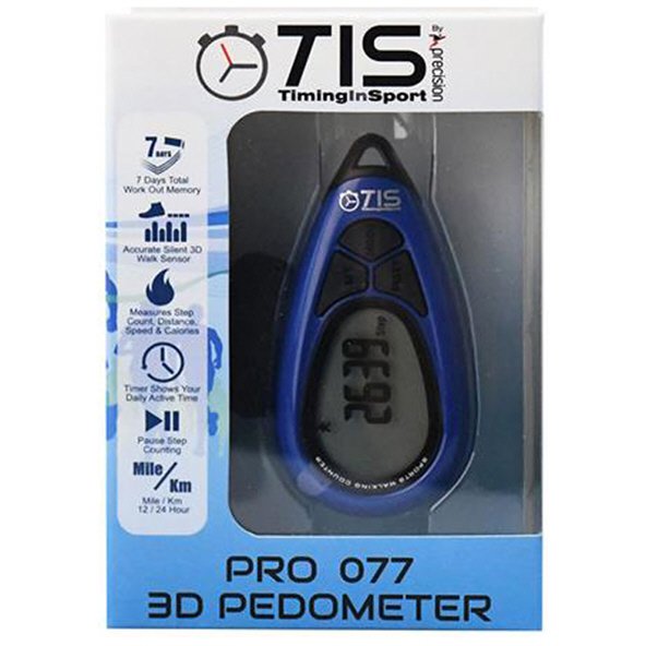Precision TIS 3D Pedometer Blue