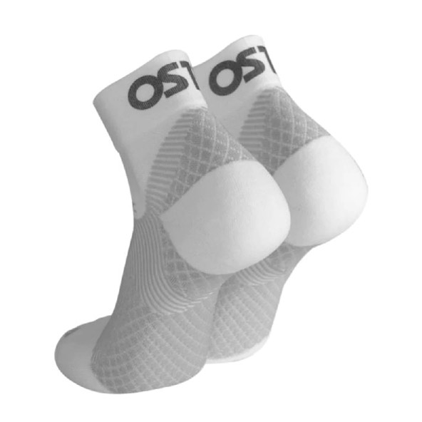OS1st Plantar Fasciitis Socks Wht