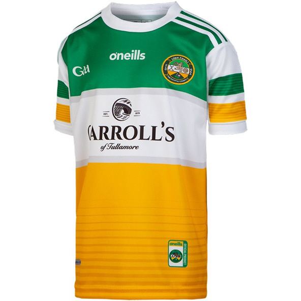O'Neills Offaly 19 Home Kid Jersey Green