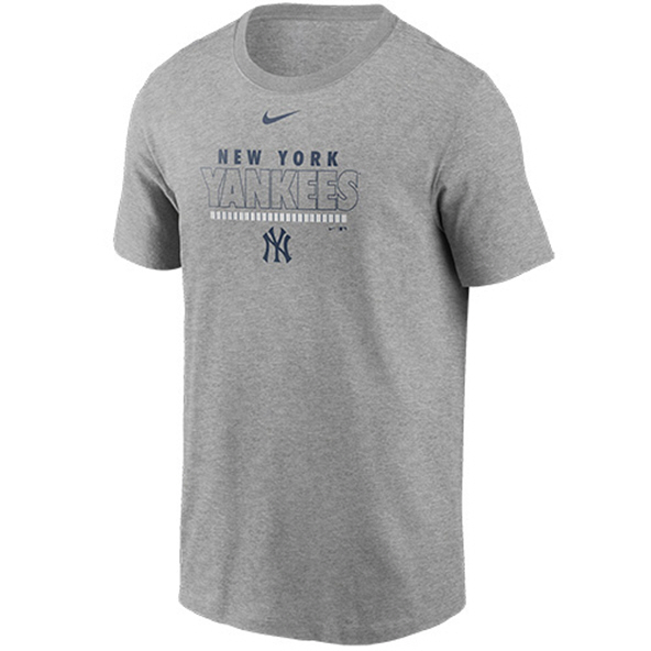 Nike Yankees DriFit Bar Tee Grey